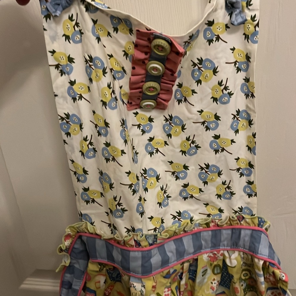Matilda Jane Adult Apron. One Size. EUC.